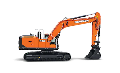 “This excavator size is considered the ‘sweet spot’ for production-heavy jobs,” says Brian Kim, Develon crawler excavator product manager.