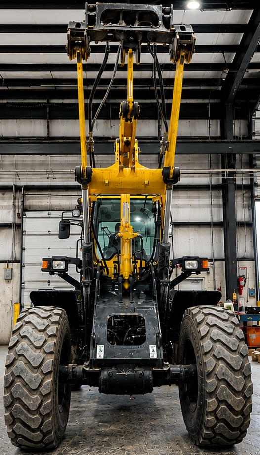 HKX's new Wheel Loader 3rd Spool Auxiliary Field Installable Kit installed