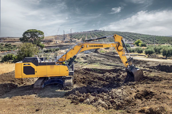 Liebherr's new 50-metric-ton R 948 excavator is designed for heavy earthmoving.