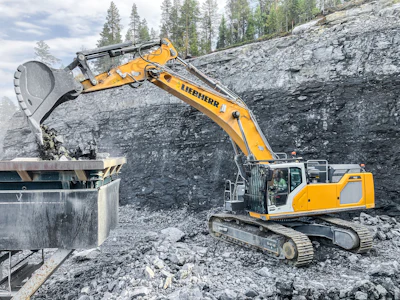 Leibherr's new R 952 fits in the middle of the pack of new models for versatility.