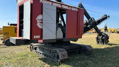 1926 Marion Shovel Model 21 electric with tracked base and cable operated boom arm at 2025 HCEA convention