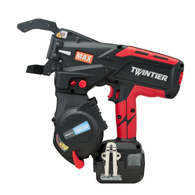 The all-new RB613T-C rebar tying tool offers 4,300 ties per charge.