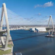 A new rendering of the future I-10 Mobile River Bridge and Bayway.