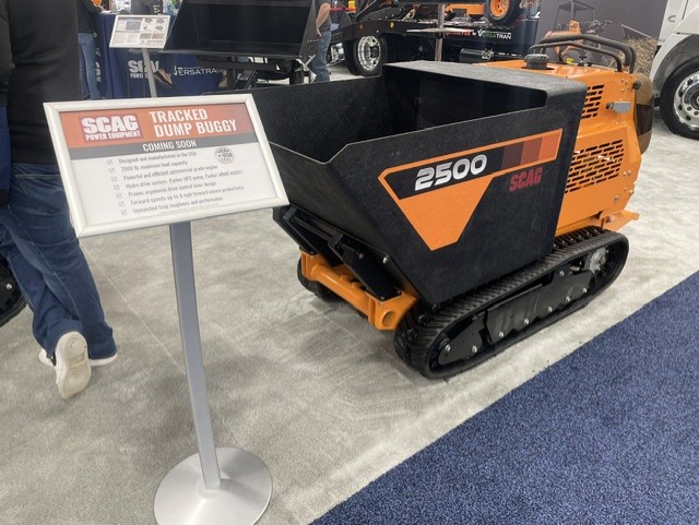 The Scag 2500X on display at the 2025 ARA Show, ahead of its official release.